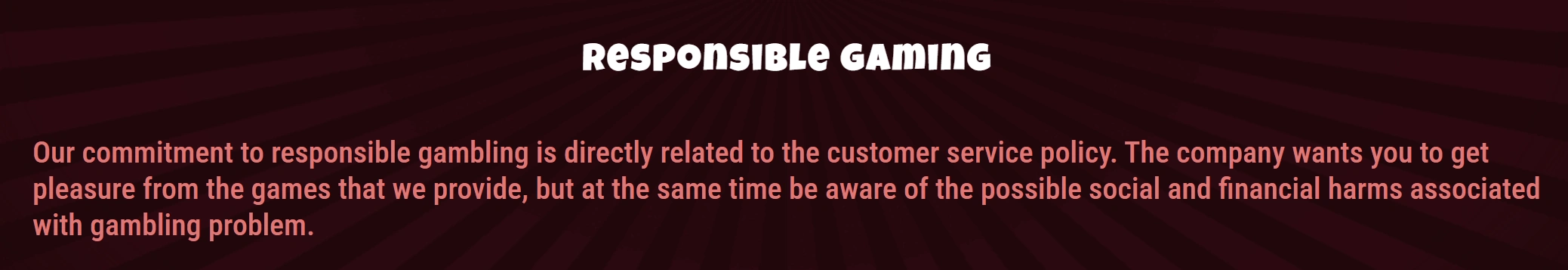 Magius Casino Responsible Gambling Tools